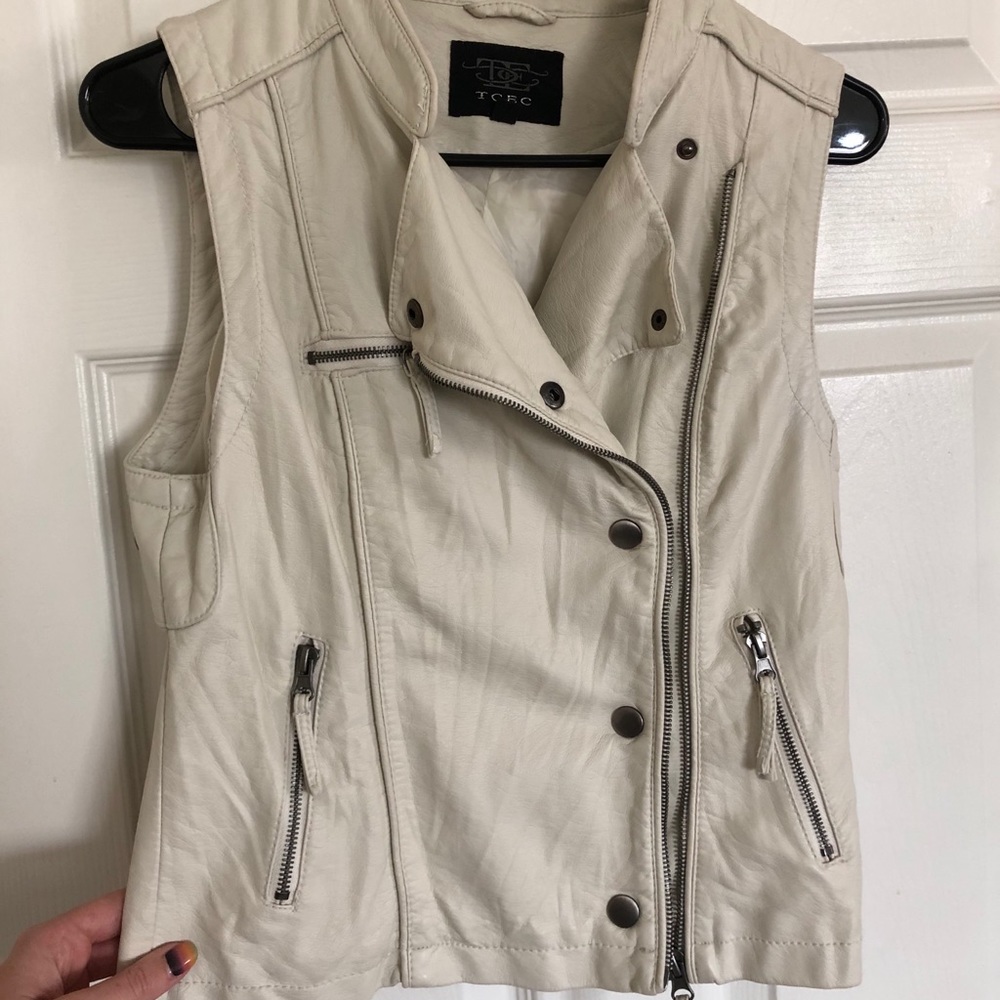 Leather vest